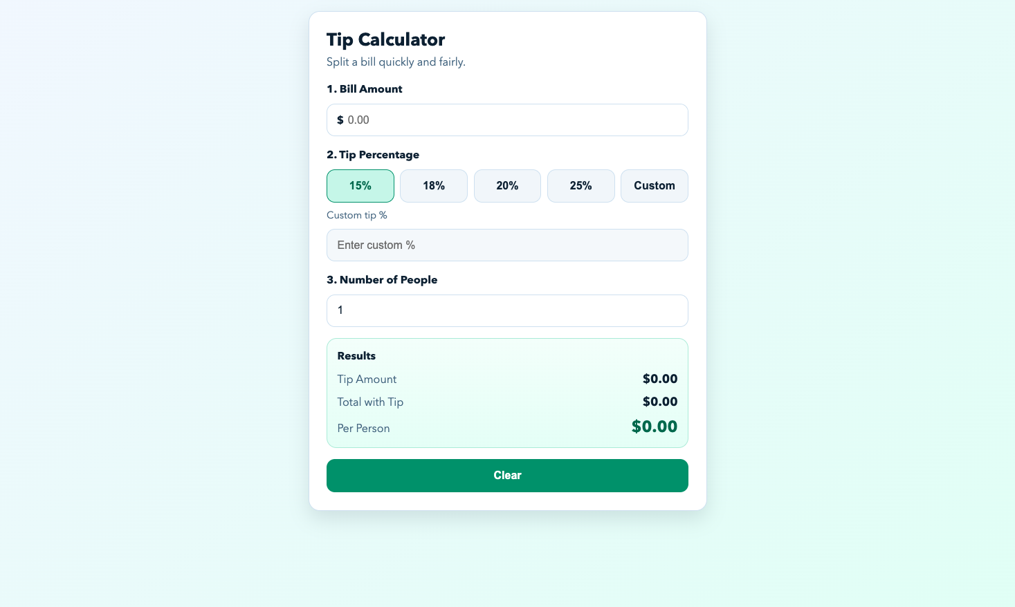 Tip Calculator